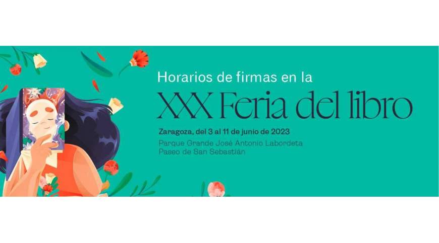 Horarios de firmas en la Feria del libro de Zaragoza