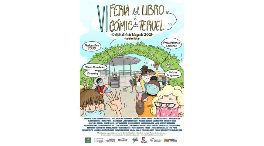 Horario de firmas. Feria del Libro y el Cómic de Teruel 2021