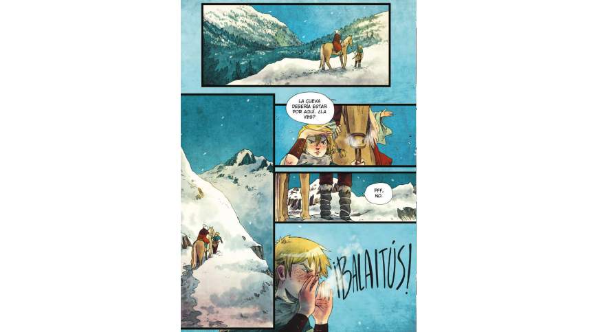 Cómic Vuelve Zilia, la guerrera de los Pirineos. JESÚS JIMÉNEZ (@vinetabocadillo) 